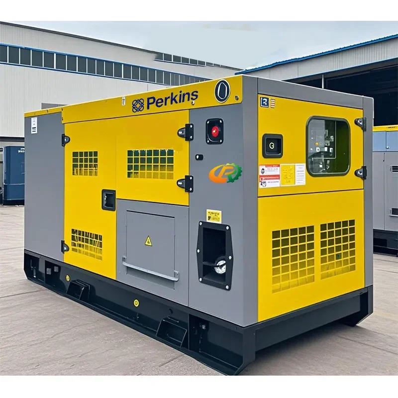 Ultra Quiet for Perkins Cummins Diesel Generator 20KW 25KW Water Cooled Genset with ATS CE Certification for Construction