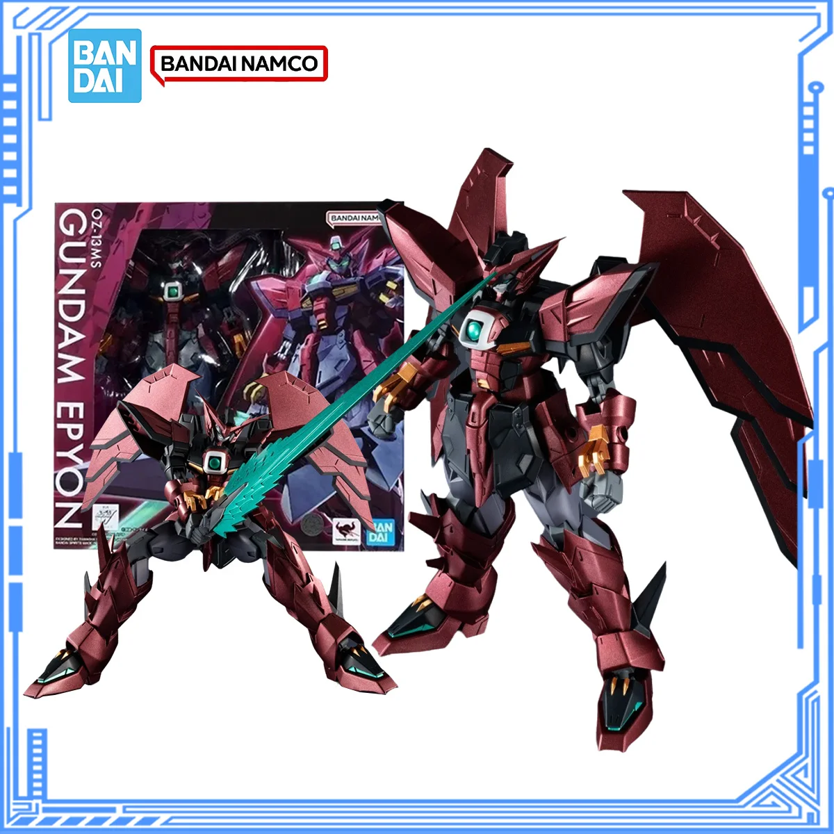 

Bandai Genuine Gundam Model Kit Gundam Universe OZ-13MS Gundam Epyon Action Figures Joints Movable Collection Model Toys Gifts