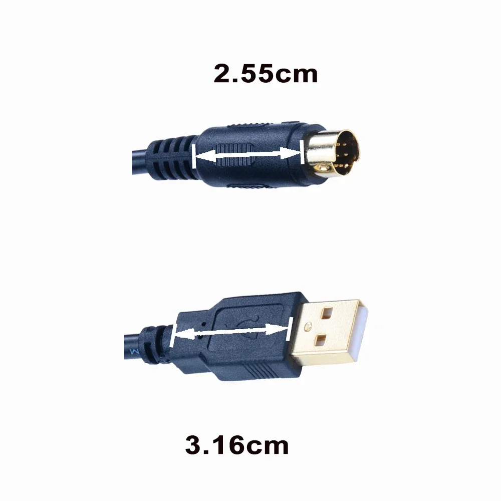 Imagem -05 - Cabo de Programação Usb para Rs422 para Mitsubishi Hcfa Wecon Plc Fx3u Fx3g Fx2n Fx0n Fx0s Fx1n Fx1s Hca1p Hca2p Hca8p Lx3v Lx5v