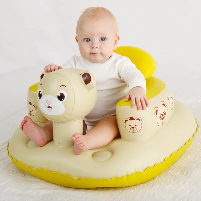 Silla de comedor para bebés y niños, sofá inflable, aprender a sentarse en la silla para aprender a sentarse, artefacto multifuncional