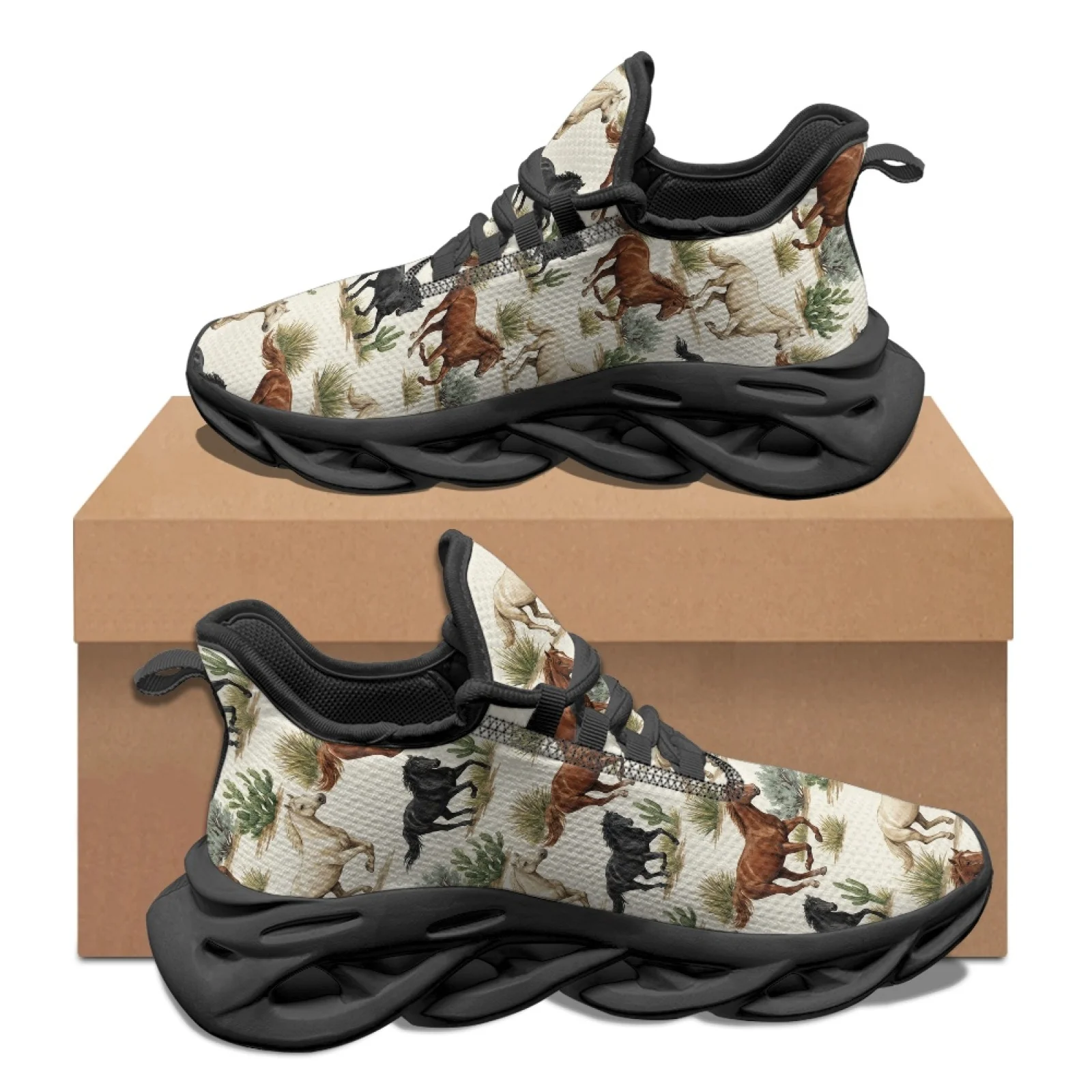 PENSTROLL US Wild Horse Blade Sneakers Mesh & EVA Men's Running Shoes Casual Athletic Sneakers for Unisex