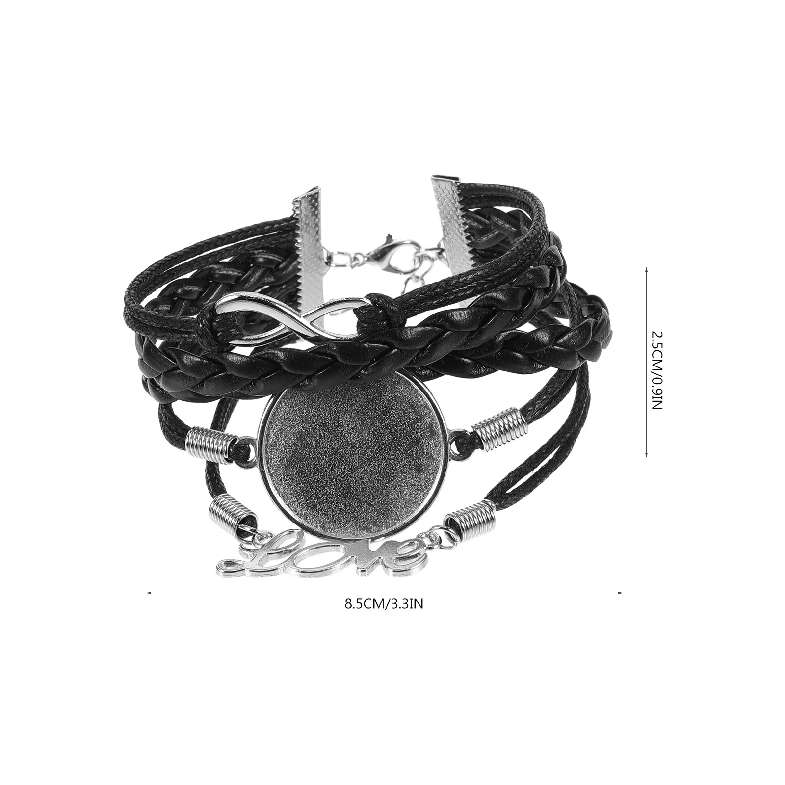 

5 шт. регулируемые сублимационные браслеты-заготовки, круглые заготовки для теплопередачи, фото-ремесло, персонализированные браслеты