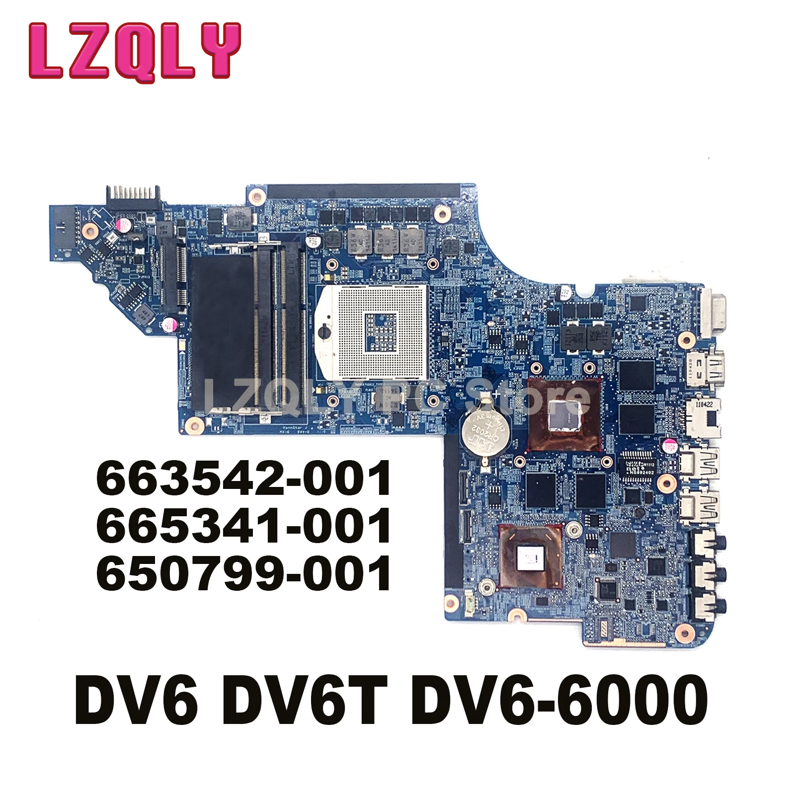 For HP Pavilion DV6 DV6T DV6-6000  663542-001 665341-001 650799-001 GPU H6770/2G Video VGA