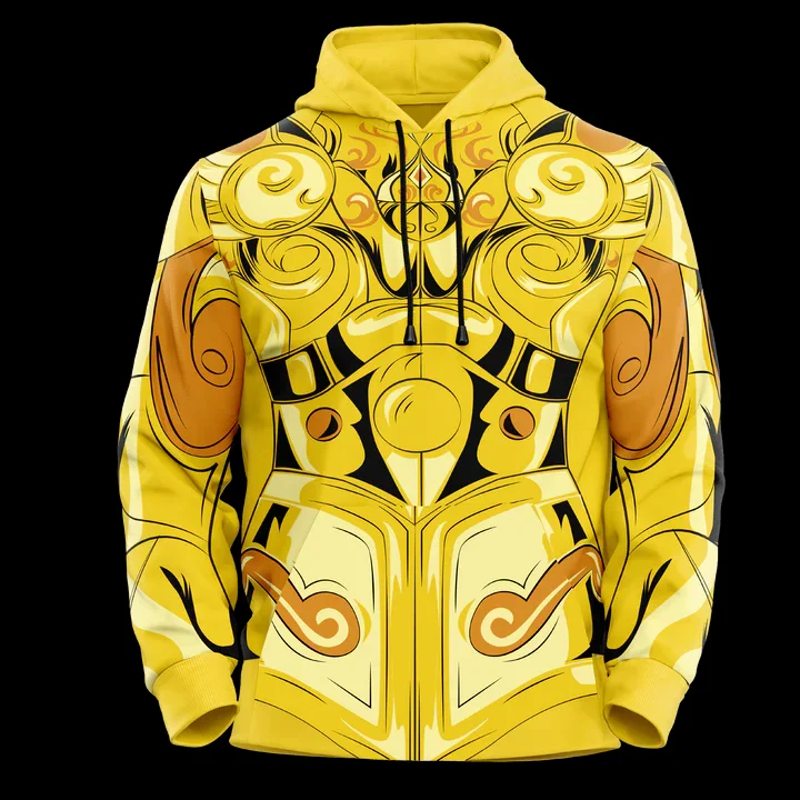 Anime Saint Seiya Armor Cosplay Hoodies 3D Printed Sweatshirt Man Women Tracksuit Pullover Harajuku Loose Casual Men Hoodie Coat