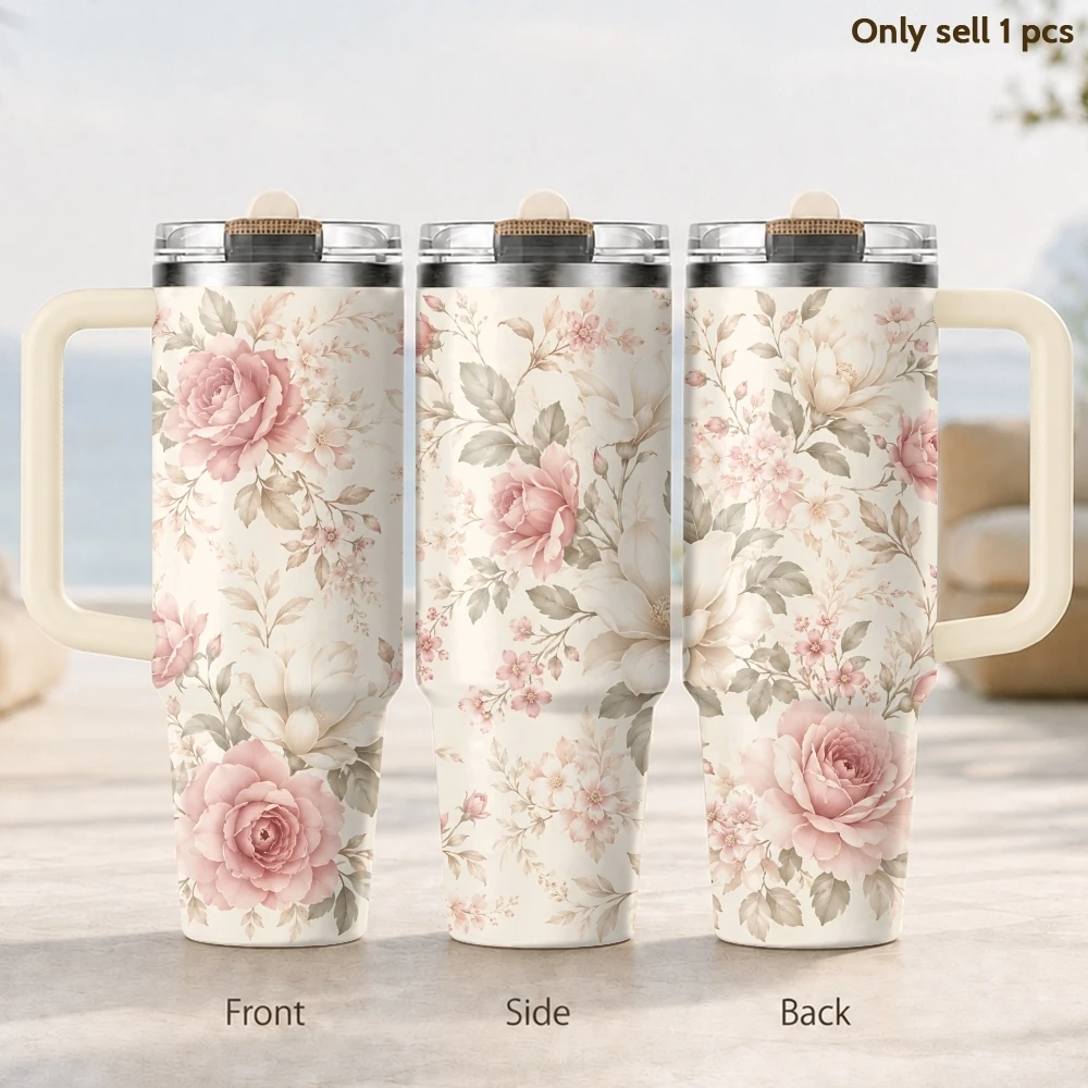 

Starry Dragonfly Art Vacuum Flasks 40oz 3rd Gen Vacuum Insulated Stainless Steel Tumbler Cup with Handle Straw Lid for Gifts