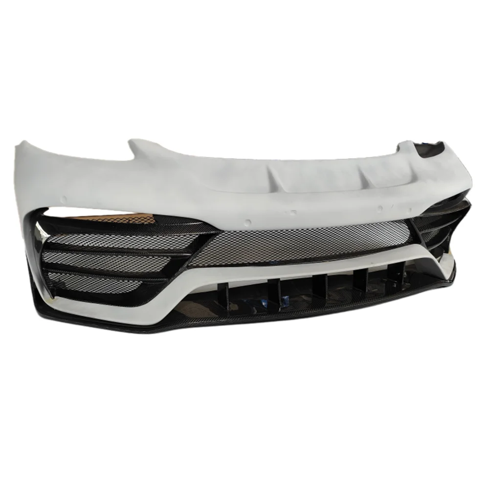 

Used for PorscheS Cayman 718 Body Kit High-quality PD Style Carbon Fiber+resin Primer Front Bumper Body Kit