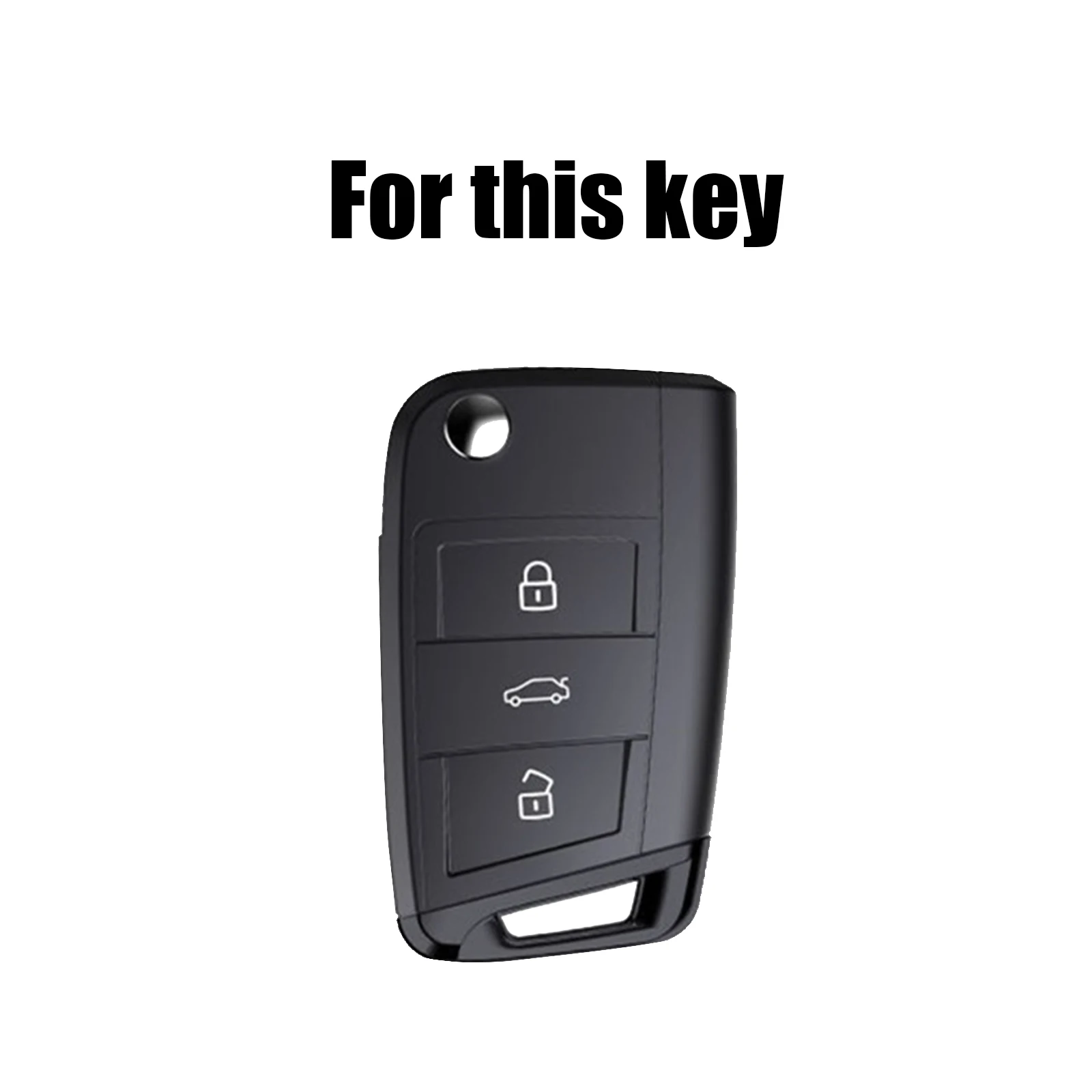 Key Fob Car Remote Cover Shell Case 3 Button Protector For VW Golf Mk4 Mk5 Mk6 Volkswagen Golf Beetle Cabriolet Caddy Eos Tiguan