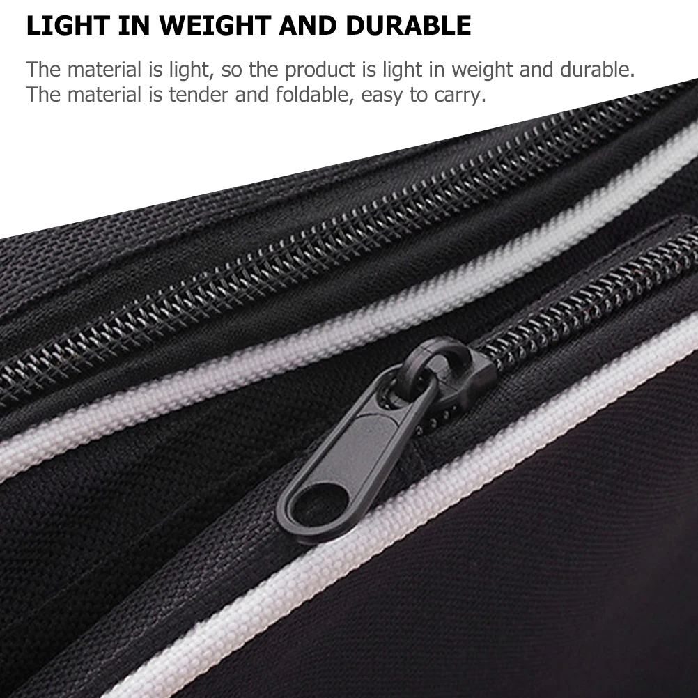 

Portable Ukulele Black Case Thickened Oxford Cloth Waterproof Storage Pouch Travel Bag with Zipper Pocket for Picks Clips
