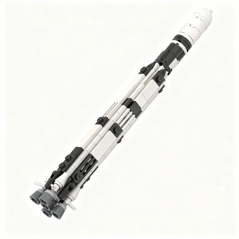 133pcs MOC Space Saturn V Skylab Program Model Building Blocks Toys Construction Christmas Gifts Creative Idea Birthday DIY Kids