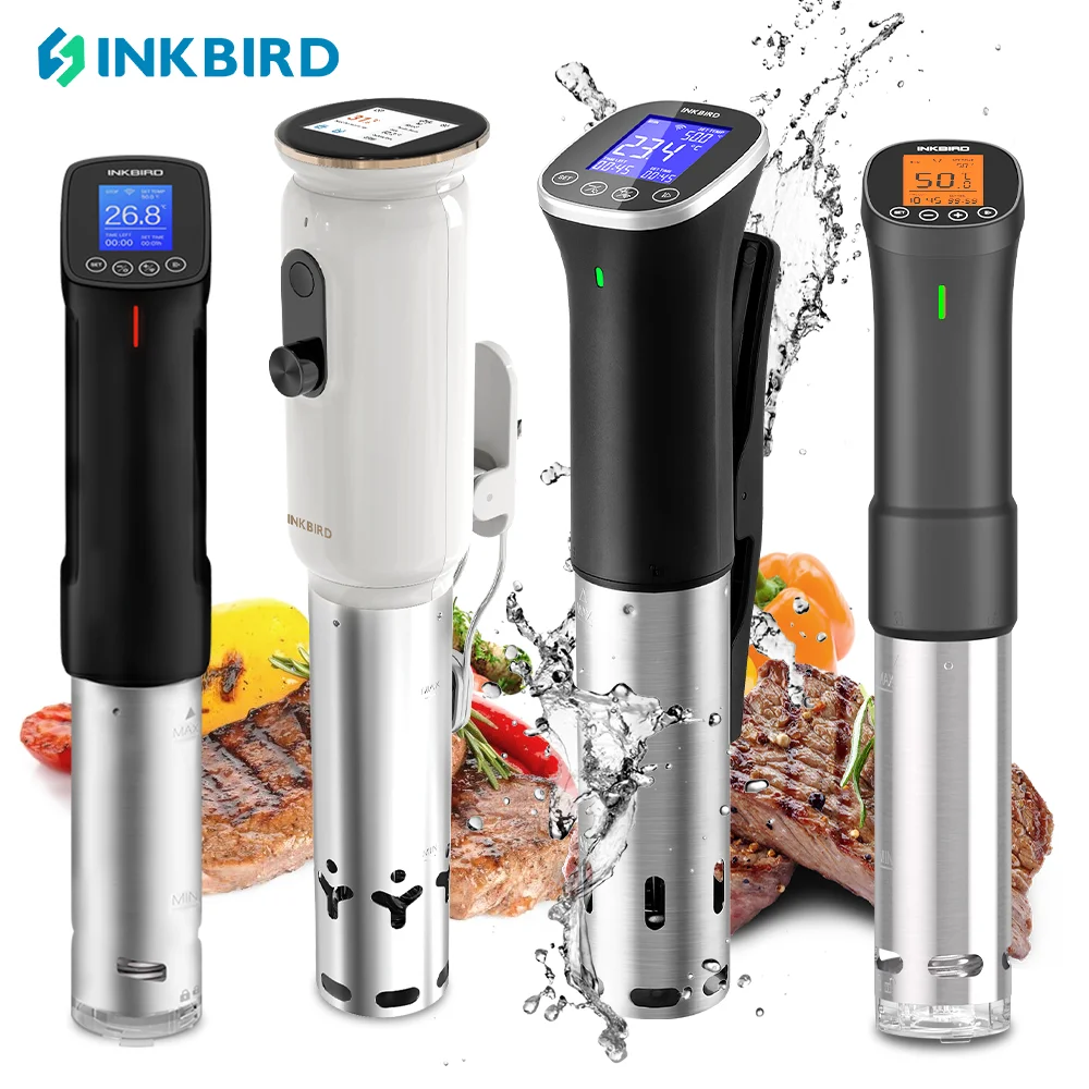 

INKBIRD 4 Types 1000W WiFi Sous Vide Machine EU Plug Sous Vide Cooker APP Remote Control Recipes Alarms Timer For Cooking