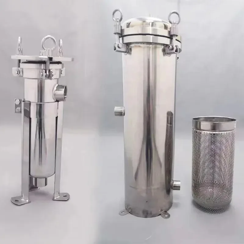 

【Best-selling】Factory Wholesale Stainless Steel Bag Filter Housing SS304 Single Bag Filter Housing for Liquid Filtration