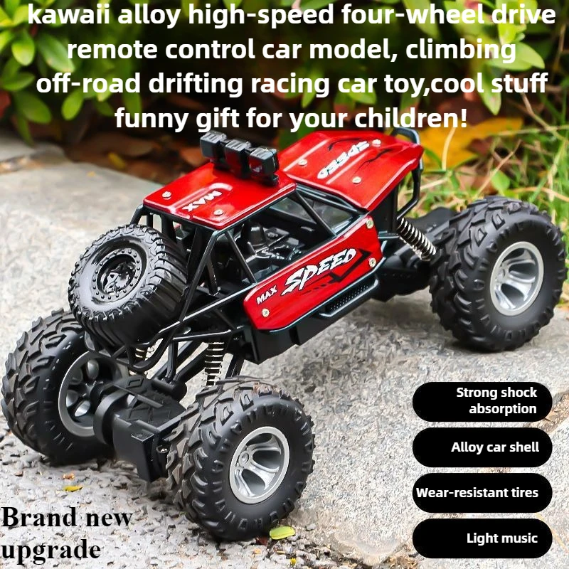 Cool Stuff Toy Car Funny Gift-Kawaii High-speed 4WD Rc Truck,Remote Control Car Model,Climbing Off-road Rc Cars,Toys for Kids