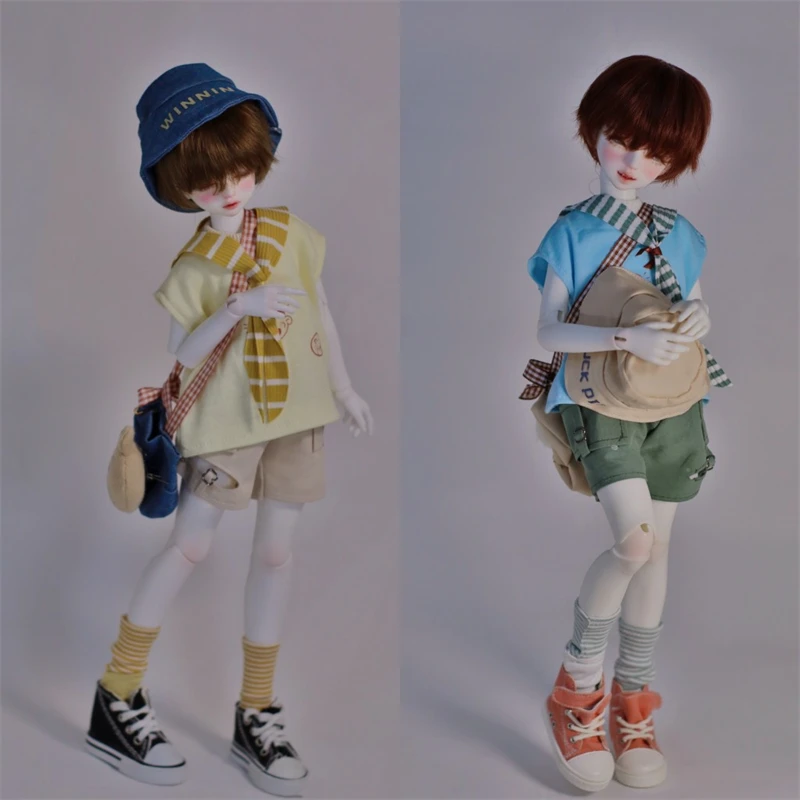 

BJD Doll Clothes For 1/4 1/5 Size Cute Doll Summer BJD Doll Clothes 1/4 1/5 Set Doll Accessories (5 Points)