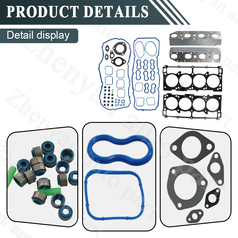 68046260AA Zhenyan Cylinder Head Gasket Set for Chrysler TOWN & COUNTRY 2001 for JEEP GRAND CHEROKEE 2000 for Dodge Charger 2011
