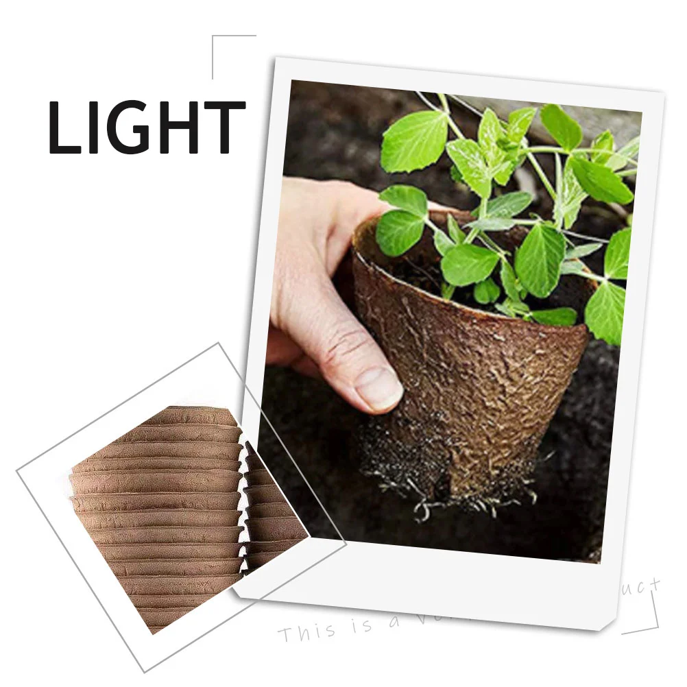 

1 set Plant Nursery Cups for Succulent Germination Safe Durable Plastic Propagator Trays Starter Pots Gardening Flower Planting