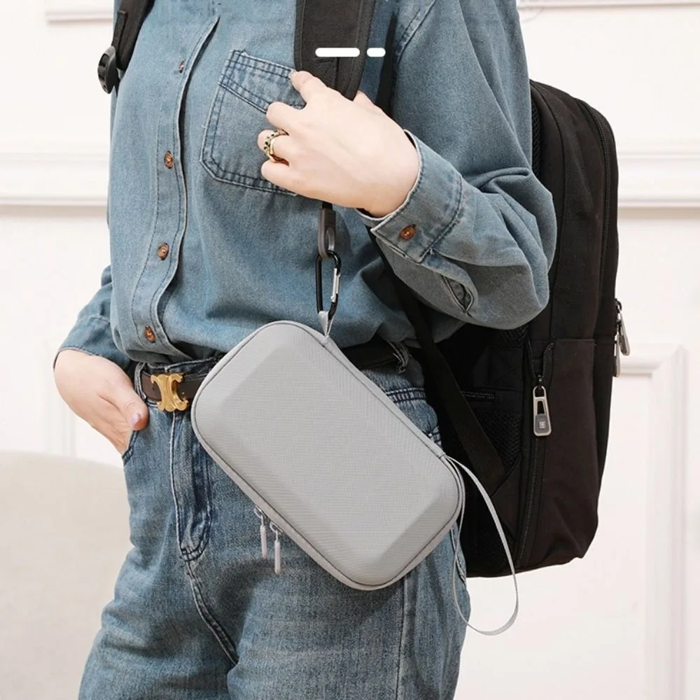 Simple EVA Carring Case Hard Anti-drop Storage Bag Shockproof Waterproof PU Handbag for OSMO MOBILE 7/7P