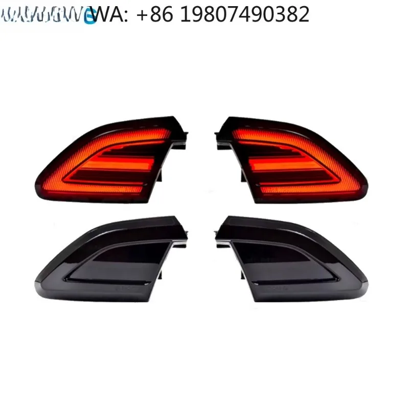 Front Modified LED Taillights Daytime Running Lights Brake Lights Turn Signals Plastic For Bombardier Spyder F3 F3‑S