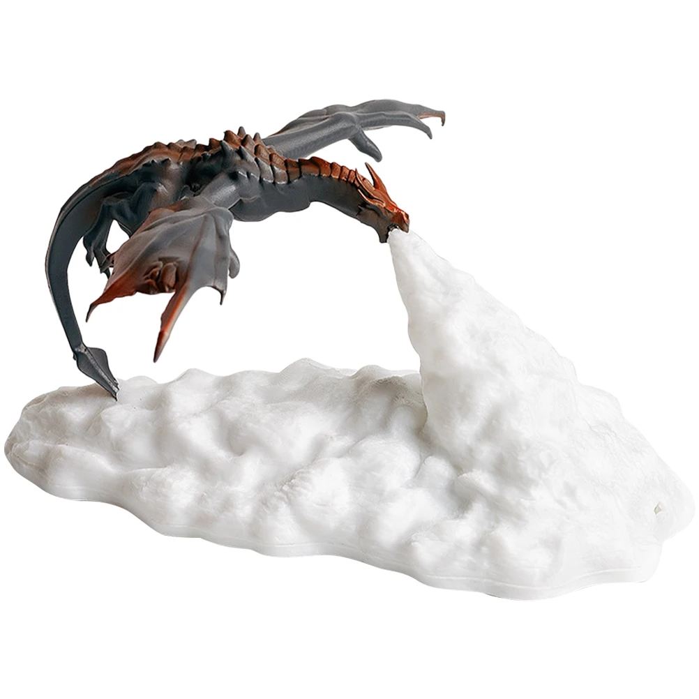 

3D Spraying Dragon Night Light LED Tabletop Lamp Creative Bedroom Decor USB Charging Touch Kids Party Atmosphere
