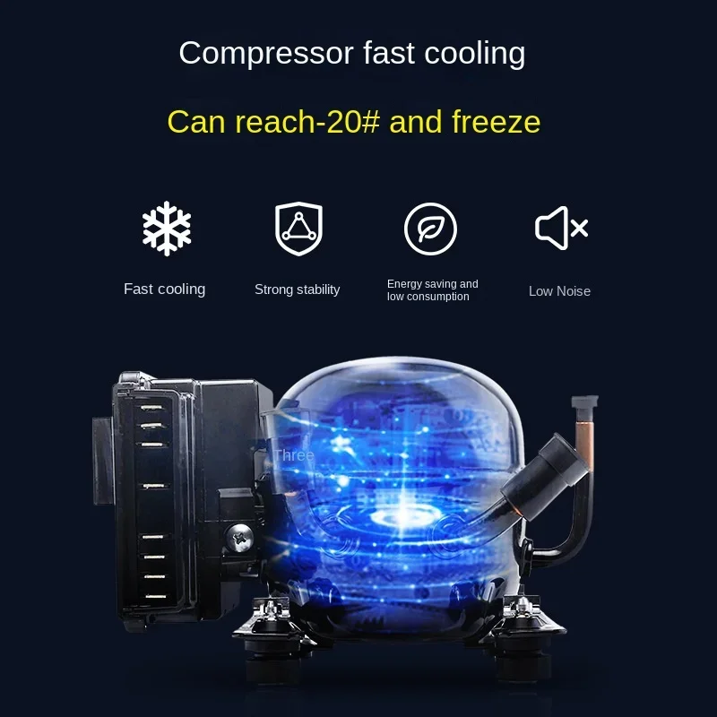 Compressore per auto refrigerazione 30L-40L doppio uso in auto e casa 12 V24v piccola refrigerazione