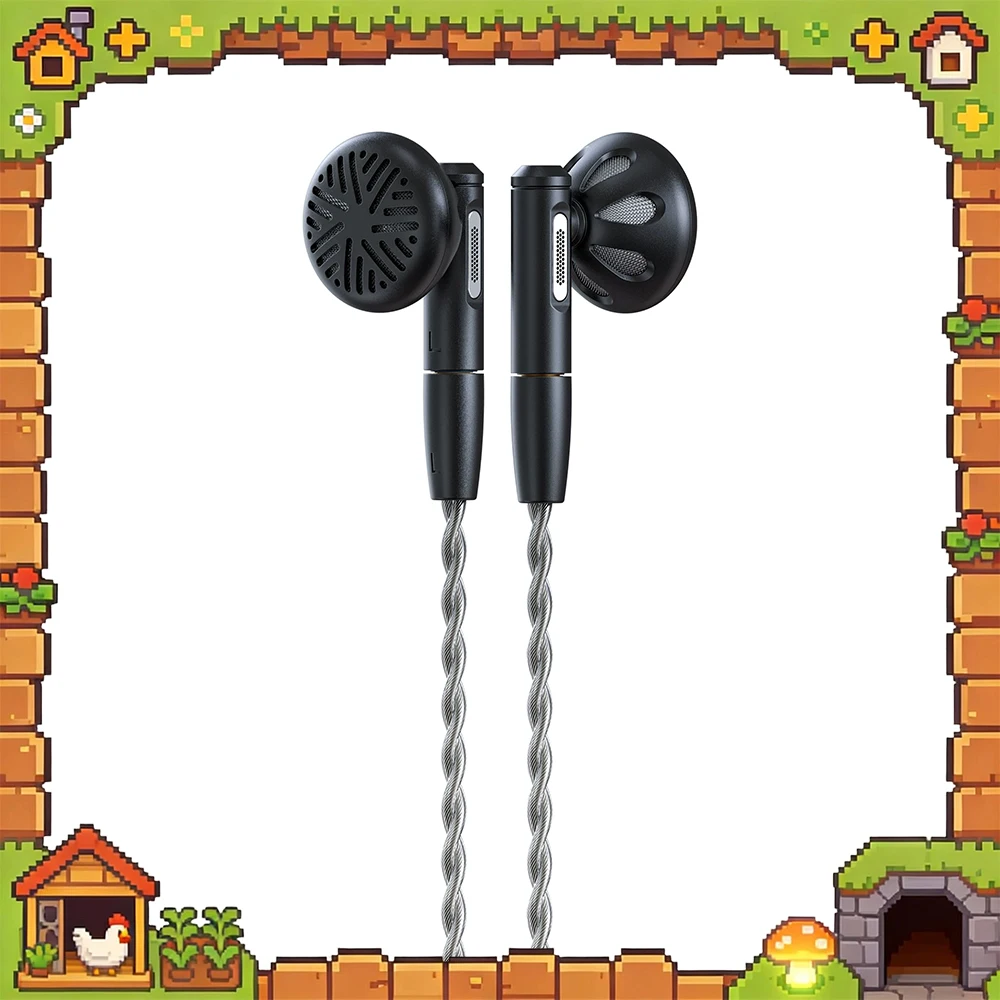 FiiO FF5 In ear headphones Design of MMCX interchangeable earphone cable headphones 14.2mm large moving coil unit GIFTS