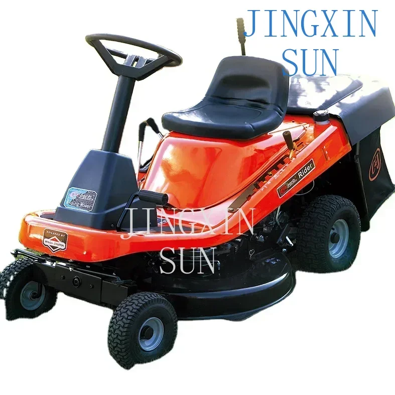 15Hp Petrol tractor riding lawn mower Riding Electric Blade Cutting Grass Driving