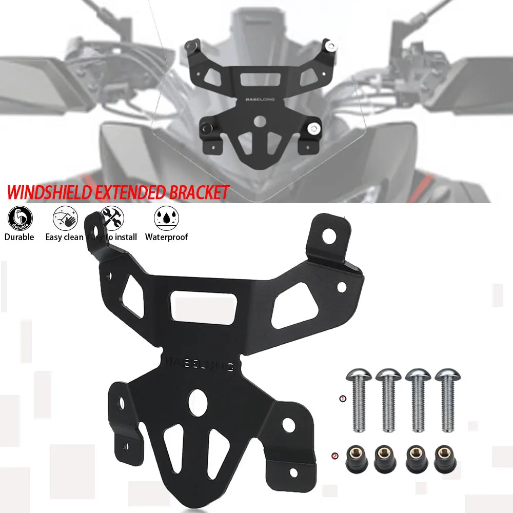 

2022 2023 Motorcycle 30mm Riser Windshield Bracket For Yamaha Tracer 900 GT / Tracer 9 GT TRACER900 TRACER9 GT 2018-2020 2021