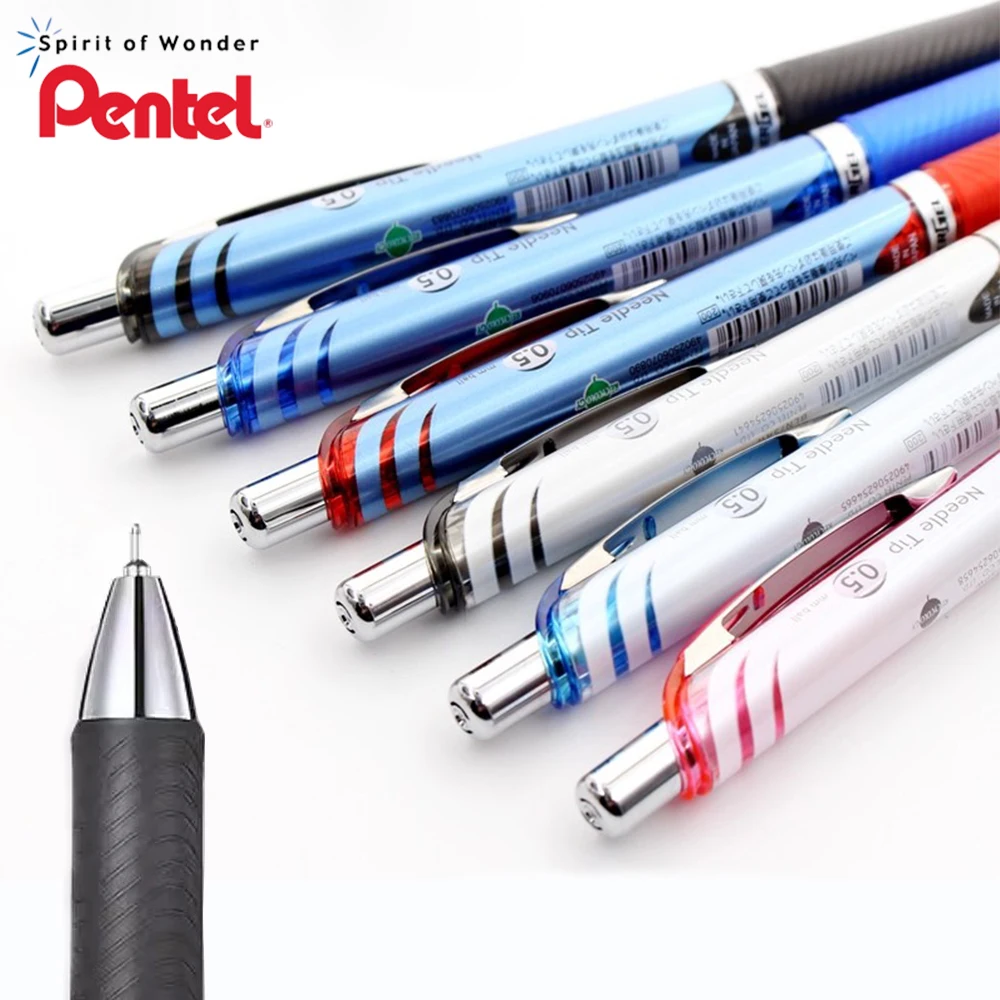 

6 шт. гелевая ручка Pente BLN75, гладкая скорость, сухая, 0,5 мм, черная ручка для письма и экзаменов, офисные аксессуары, ручка для подписи, канцелярские принадлежности