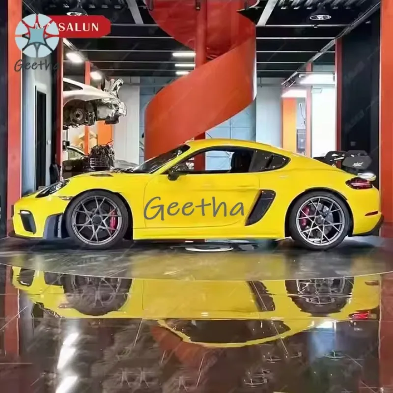 

High Quality PP & Carbon Fiber Body Kit GT4 Car Bumper Kit for Porsche Cayman 718 981 2013-2020 GT4 Style Bumpers