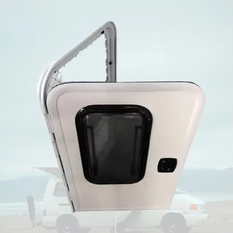 Best-selling high-quality aluminum alloy RV teardrop trailer door with exterior window, good service