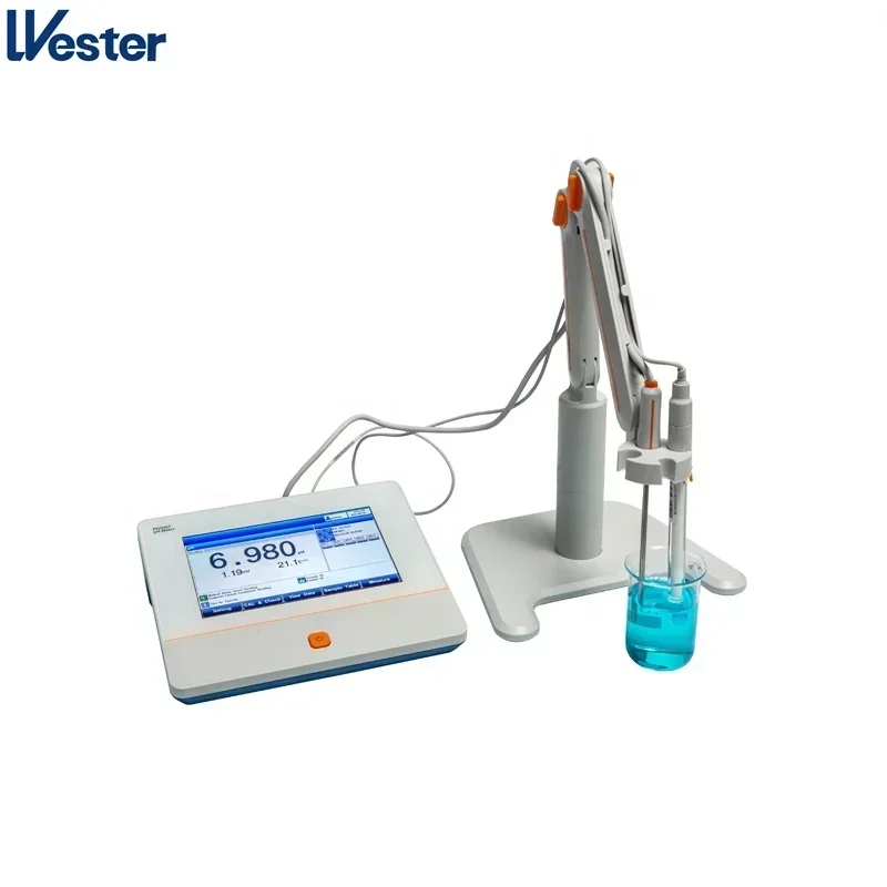 Hot sales professional manufacturer bench top benchtop ph meter 7 in 1 ph meter digital