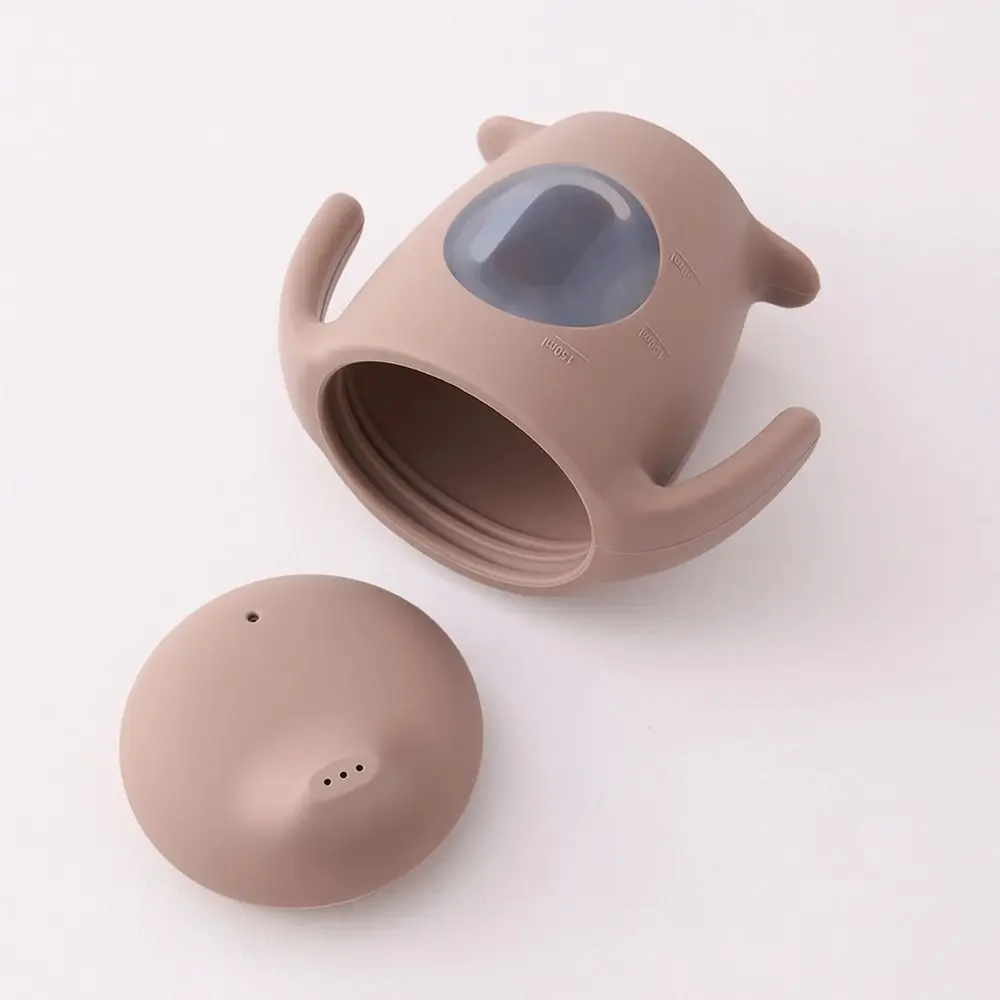 Portable Silicone Penguin Sippy Cup With Scale Leakproof Infant Cup BPA Free Anti Drop Duckbill Cup Infant