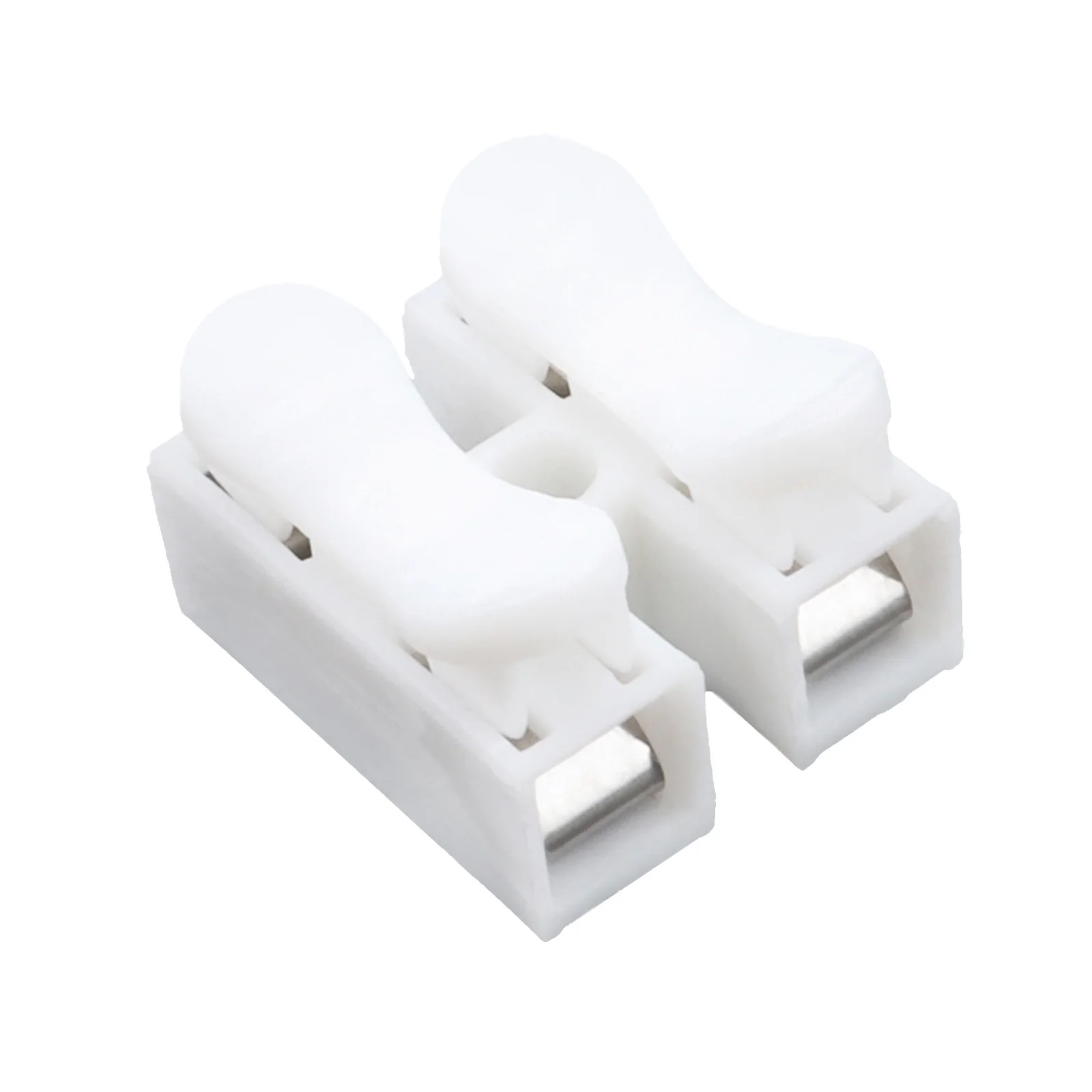 CH-2 2P Push Type Self Locking Quick Terminal Blocks for Lighting / Household Appliances / Electrical Controls