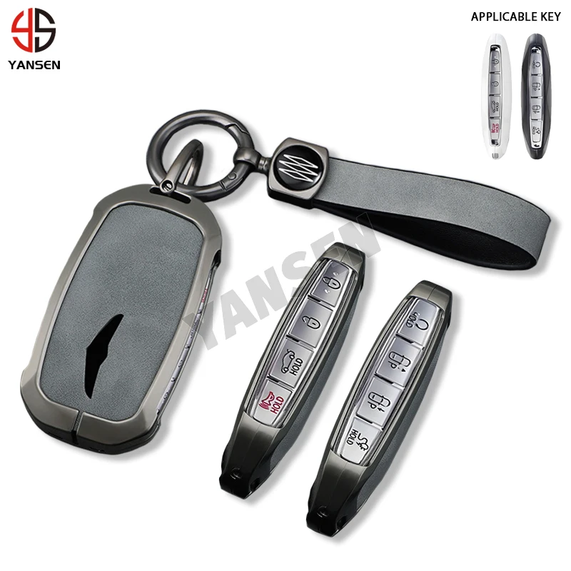 2025 New Zinc Alloy Key Case Cover For Genesis G60 G70 G80 G90 GV60 GV90 GV80 New Genesis Key Fob Accessories