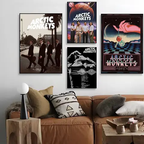 Fantastiskt! Plusstorlek Panda Villa 3D Landskap DIY Klistermärken Stuga Scen Klistermärke Stapling Klistra Barn Barn Jul Festival Gåva 10 best sales Arctic Monkeys-klistermärken - №4