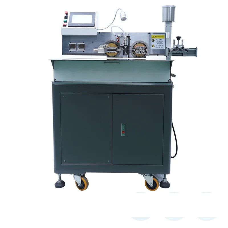 Melhor preço Marca totalmente automática de alta velocidade dupla face descascamento de cabo torção máquina de estanho de solda