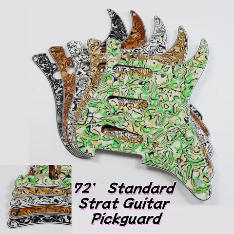 Xinyue Custom Guitar Pickguard - For USA / Mexico Fd Standard Strat 72' 11 Screw Hole St Scratch Plate Multi color Choice