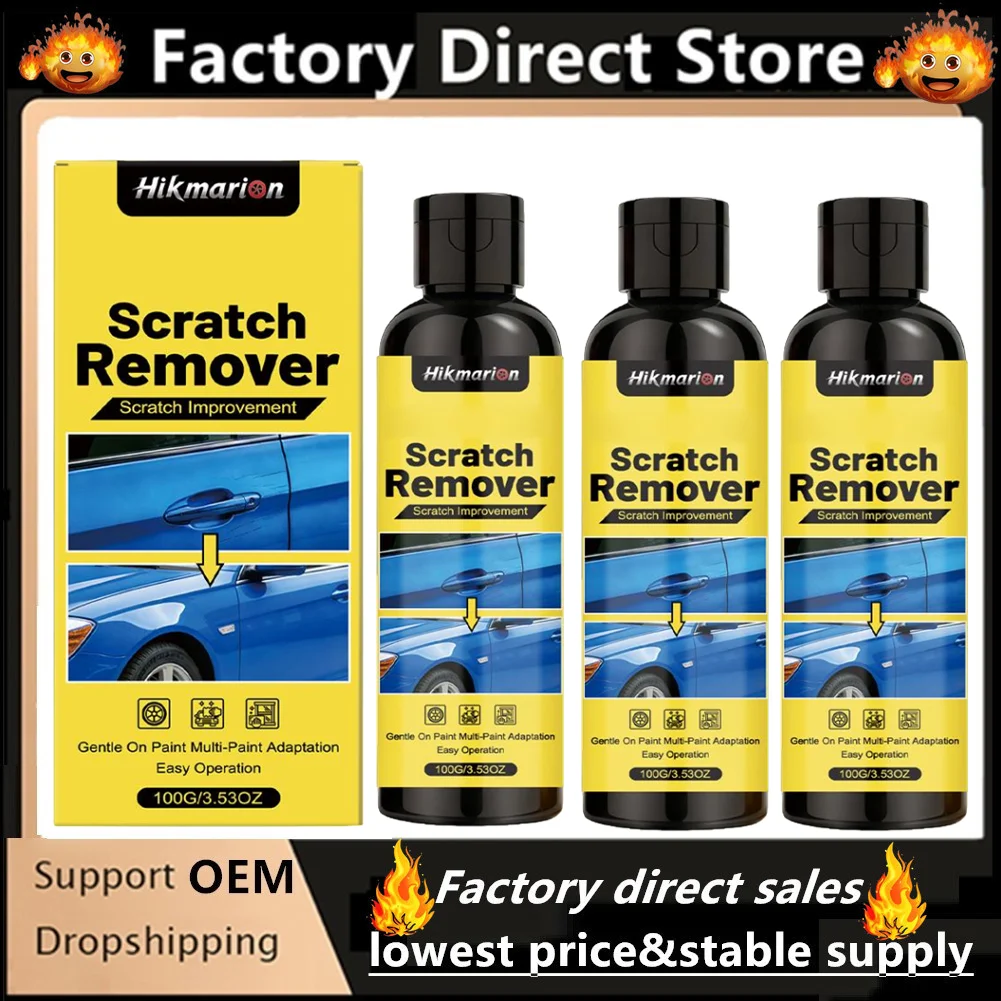 1/2/3Sets Car Scratch Remover Quickly Accurately Repair Minor Scratches Abrasions For Most Cars Motorcycles Repair Accessories