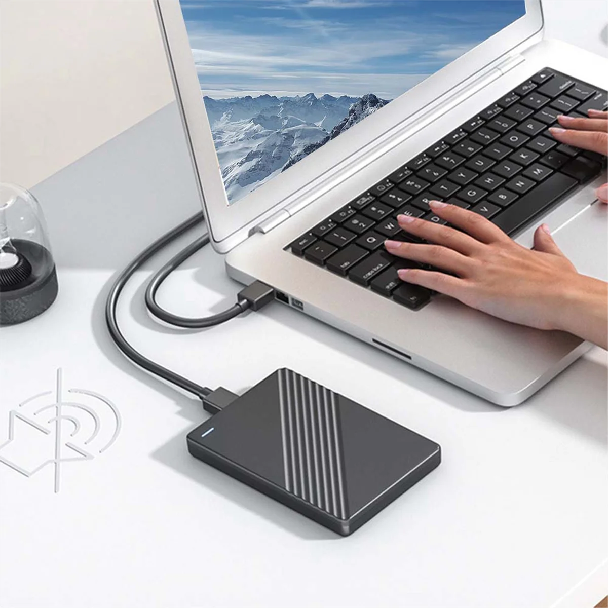 

2.5Inch External Mobile Hard Disk High Speed USB 3.0 640GB Storage Portable Hard Disk for Laptop Desktop PC AJADD