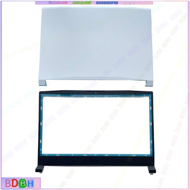 New For MSI Sword 15 A11UE A11UD A12UE A12UD MS-1581 LCD Back Cover+LCD Bezel