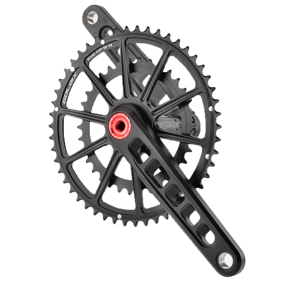 

Road Bike Crank Double Chainring 50-34/52-36/53-39T Ultralight CNC 165/170/172.5/175mm GXP Crankset For Shimano/SRAM ULTEGRA