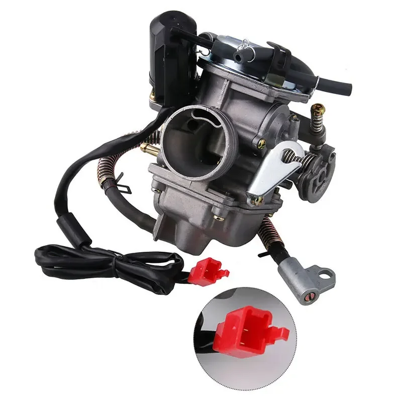 El carburador de motocicleta es adecuado para scooter GY6 125 150cc ATV Kazuma Baja, Carroll Stream Eagle, Taotao, Panterra, Kymco, etc.