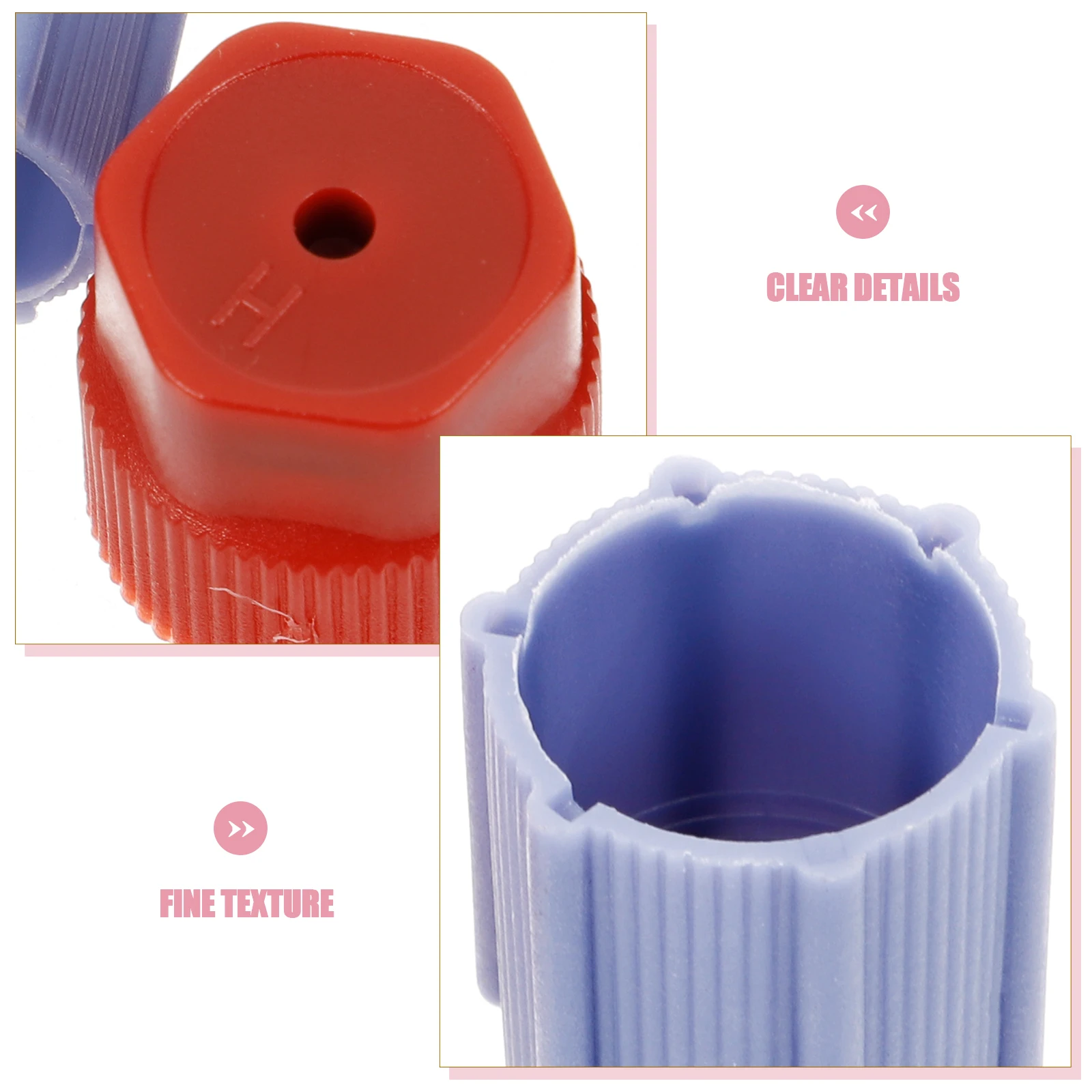 

1 Set Car Air Conditioning Valve Cap Leakproof Seal Cap Replacement Plastic Repair Stem Ac System Charging Port Cover Universal