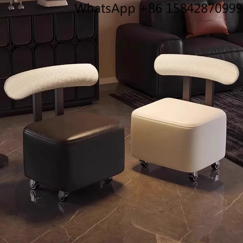 リビングルームホームプーリーロースツール