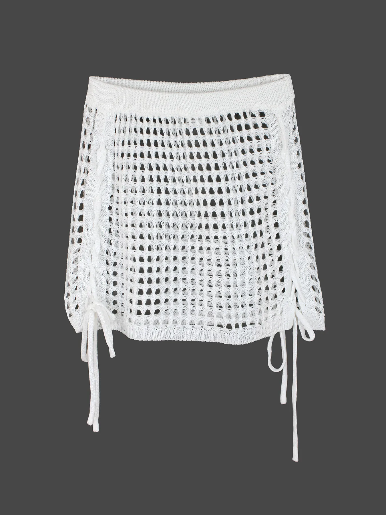 Knitted skirt continuous empty beach resort spring and summer wind