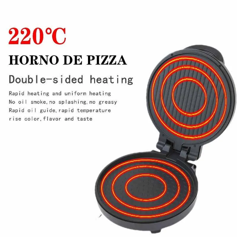 110-220V Pizza Maker Double-Sided Heating Pan Cake Grill Pan Pancake Machine