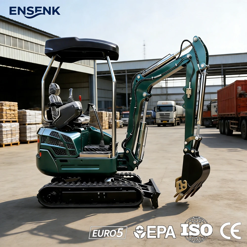 

Mini Excavator 1.2Ton 1.7Ton 1.8Ton Construction 2.5Ton Agricultural Diesel CE Europe Manufacturer Direct Sale