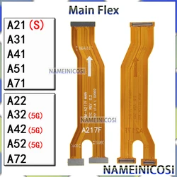 Motherboard Connector Cable for Samsung Galaxy A52 A72 A21 A21S A31 A41 A51 A71 A22 A32 A42 4G 5G Main Board Flex