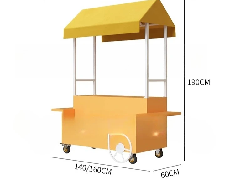 Stall trolley mobile display stand stall float Internet celebrity tide store