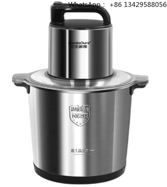 10L Super Large Capacity Commercial Meat Grinder Stainless Steel Electric Cooking Machine