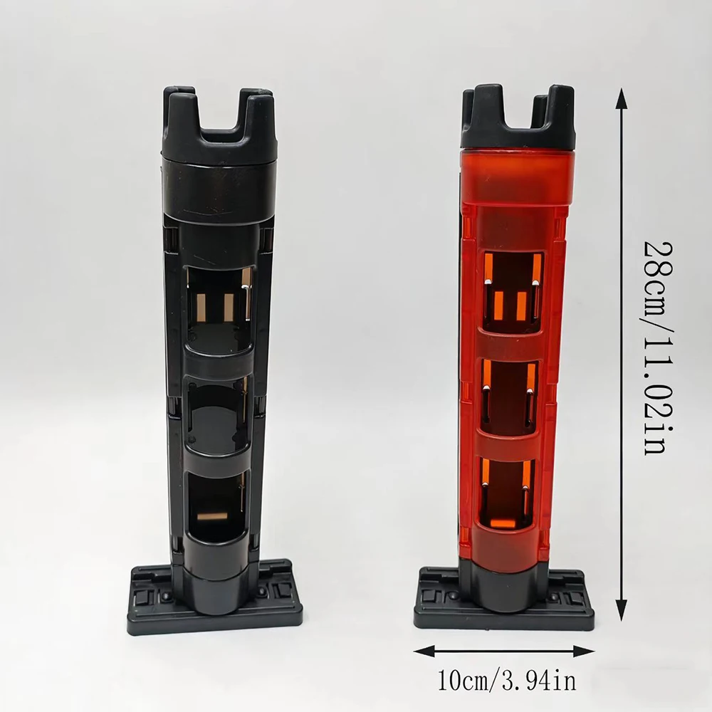 Fishing Box Pole Holder, Sub Box Pole Bucket, No Installation, Plug-In Pole Holder, Adjustable Pole Bracket, Pole Holder
